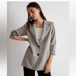 Madewell Dorset Blazer In Galloway Plaid